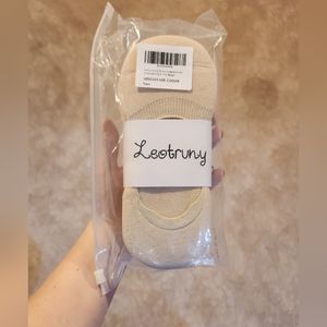 5 pairs Womens Nude No Show Socks